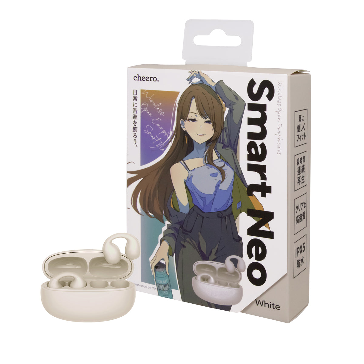 cheero Wireless Open Earphones Smart NEO
