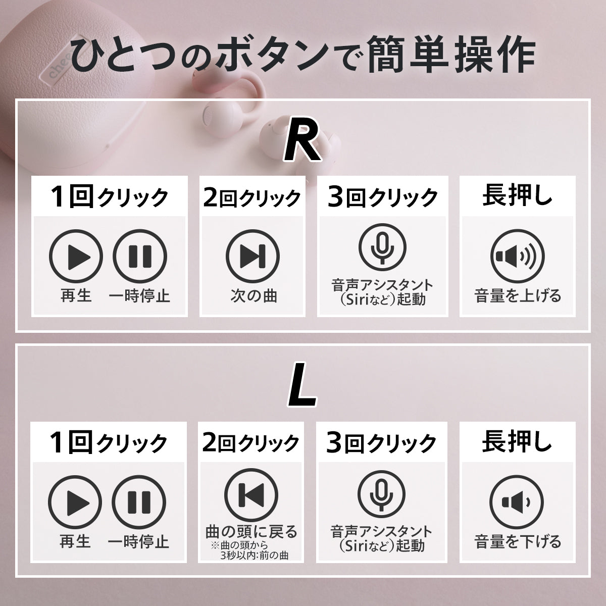 cheero Wireless Open Earphones Smart Pro