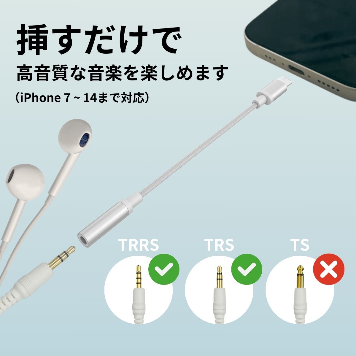 cheero Lightning to 3.5mm Headphone Jack Adapter