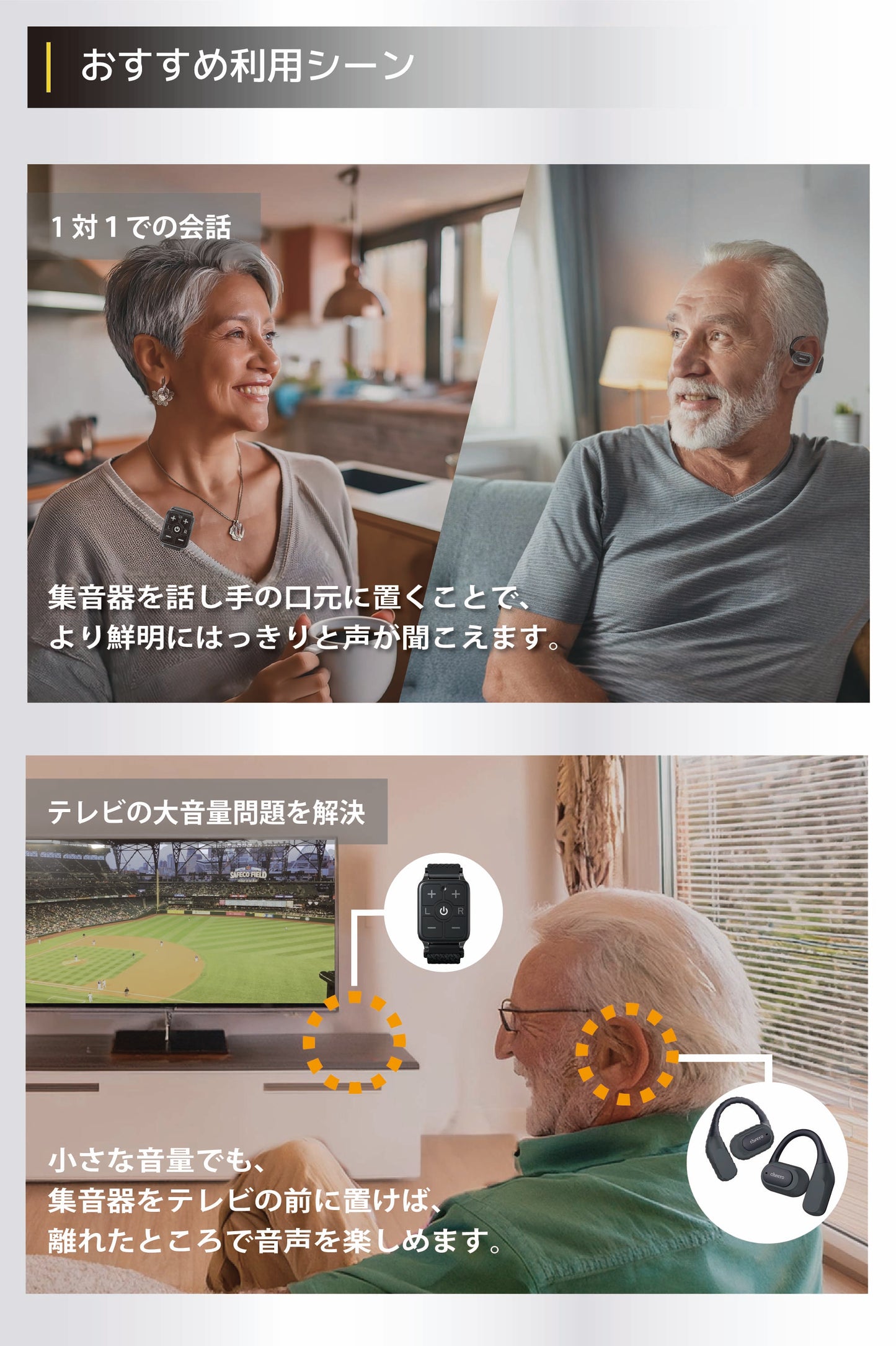 cheero Kikiyasu 時計型集音器