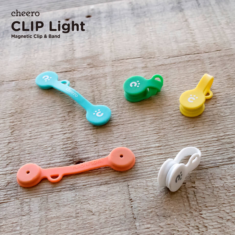 cheero CLIP Light (5色セット)