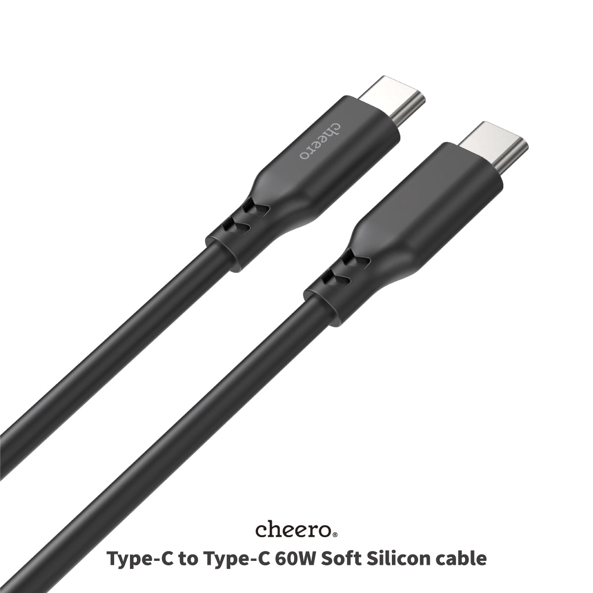 cheero Type-C to Type-C 60W Soft Silicon cable