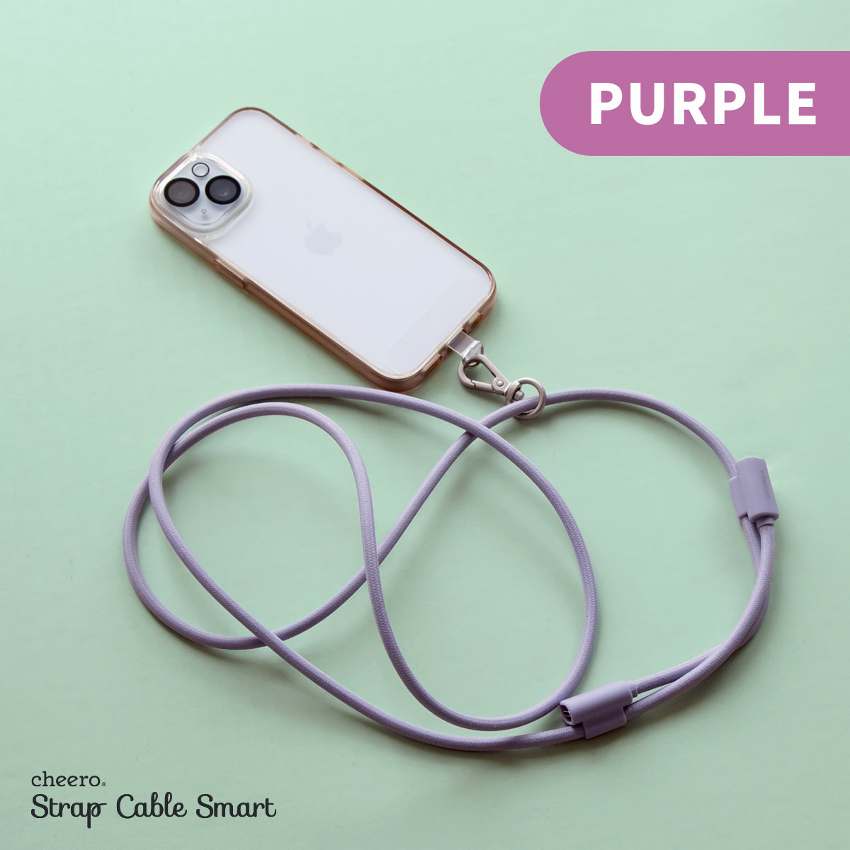 cheero Strap Cable Smart Type-C to Type-C