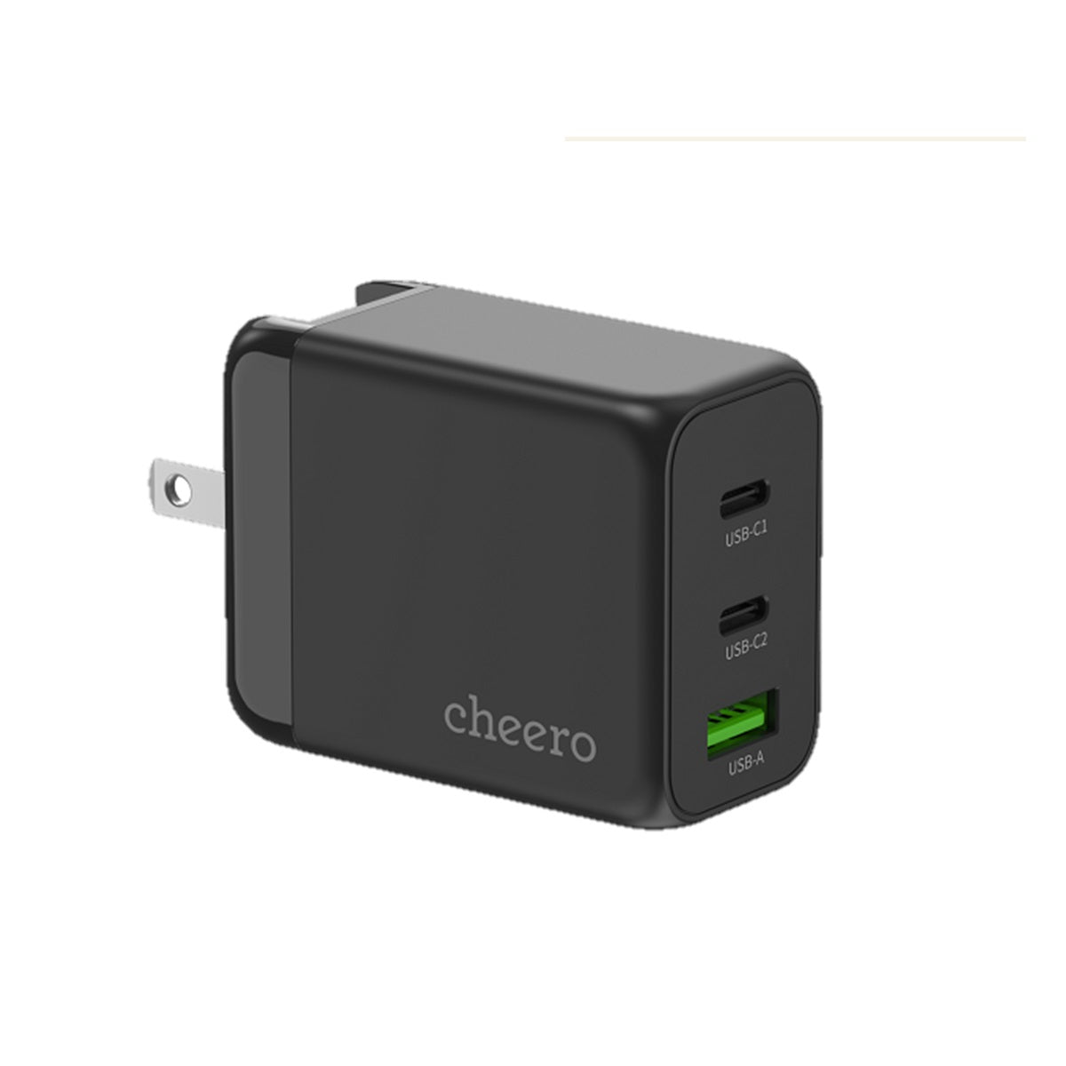 cheero 65W GaN 3 ports USB PD Charger