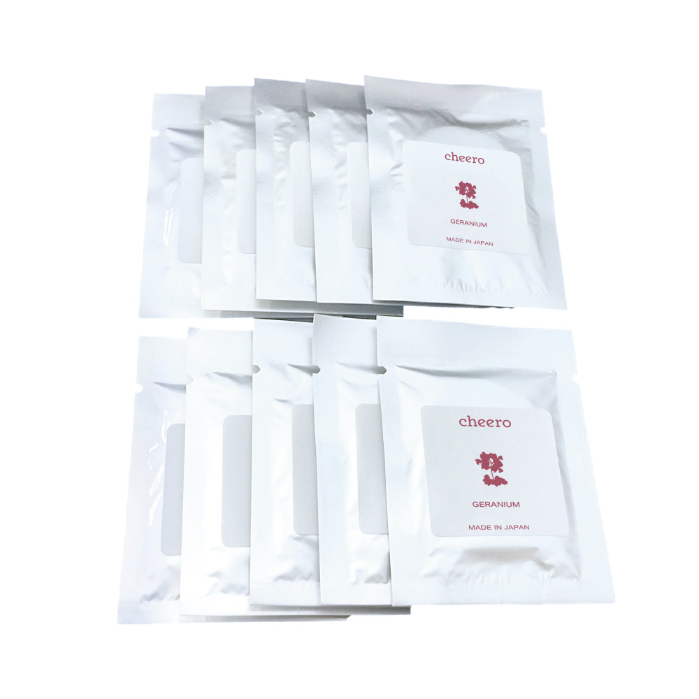 アロマシート ゼラニウム10枚
