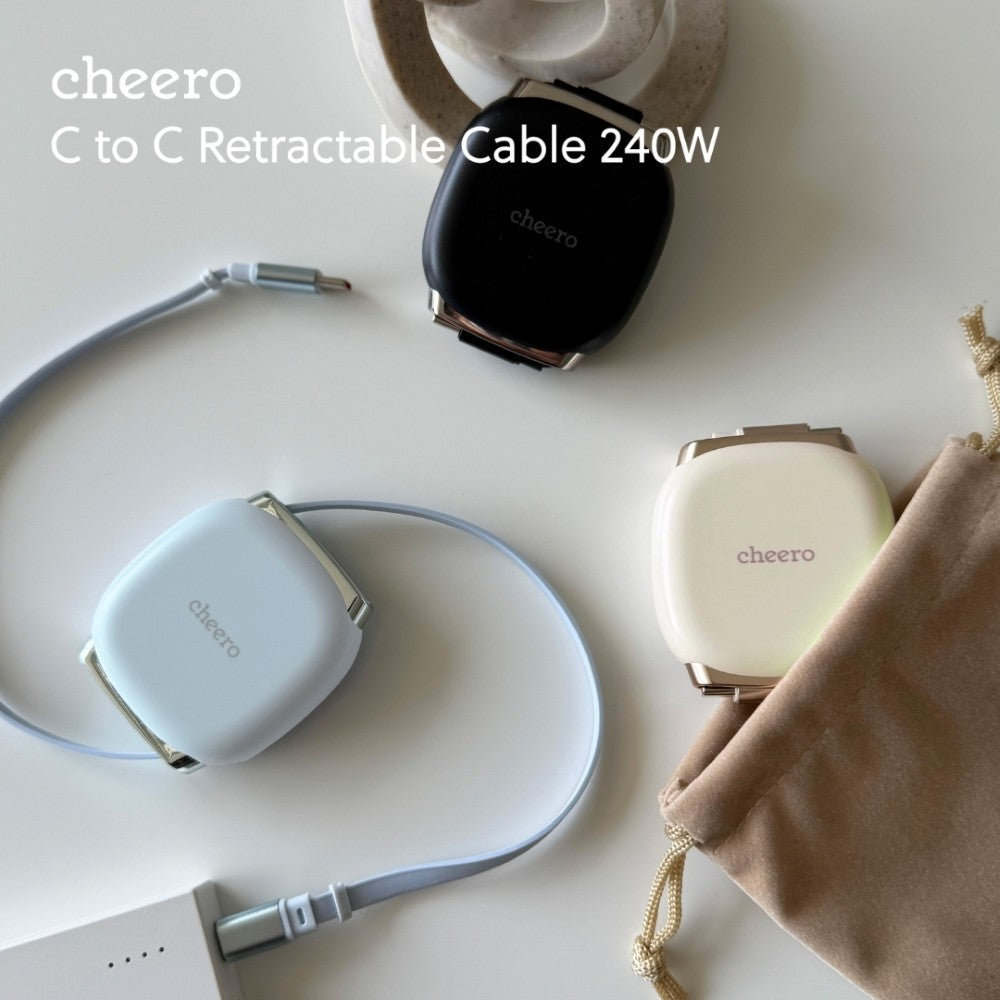 USB-C to C Retractable Cable 240W