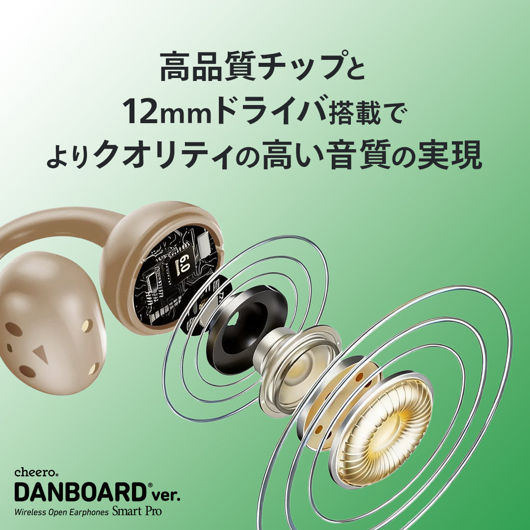 cheero Wireless Open Earphones Smart Pro DANBOARD ver. （POP COLOR）