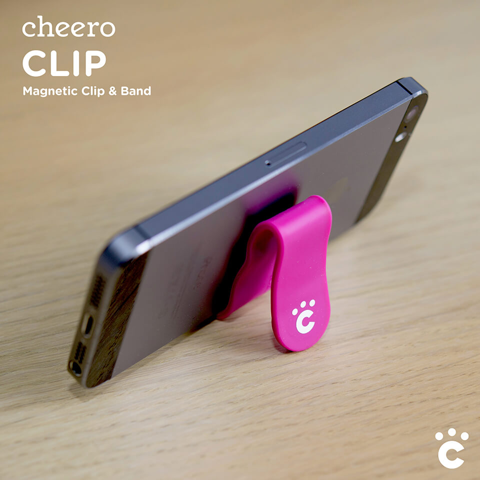 cheero CLIP 万能クリップ (5色セット) オリジナルカラー
