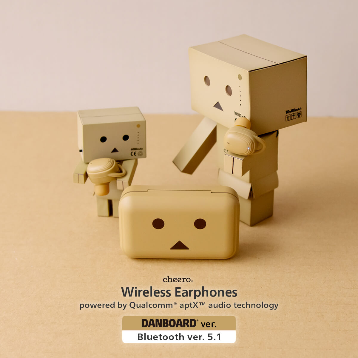 【販売終了】cheero DANBOARD Wireless Earphones